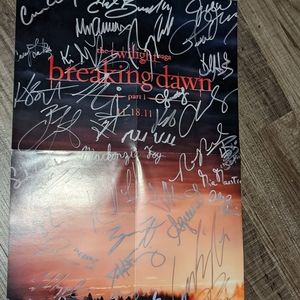 Signed twilight poster
